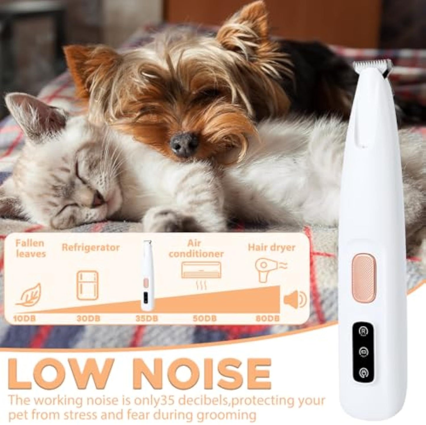 Poupi™ – La tondeuse silencieuse et sans stress pour chiens et chats